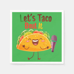 Taco Paper Napkins Serviette
