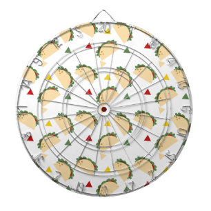 Taco Party Birthday Confetti Fiesta Geometric Dartscheibe