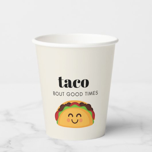 Taco Party Cups Pappbecher (Vorderseite)