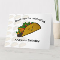 Taco-Party Danke