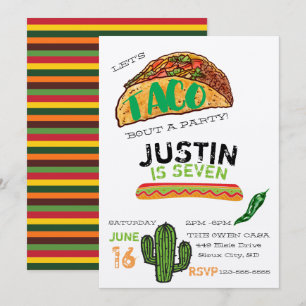 Taco Party Einladung