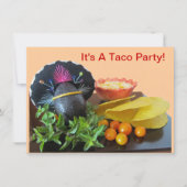 Taco-Party Einladung (Vorderseite)