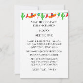 Taco Party Einladung (Rückseite)