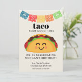 Taco Party Einladung (Stehend Vorderseite)