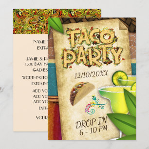 Taco-Party-Einladung Einladung