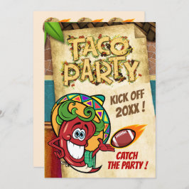 Taco-Party Einladung zum Jahreswechsel