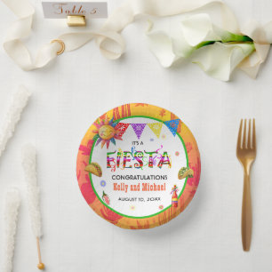 Taco-Party-Fiesta-Hochzeit Pappteller