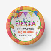 Taco-Party-Fiesta-Hochzeit Pappteller (Vorderseite)