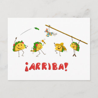 Taco-Party Postkarte