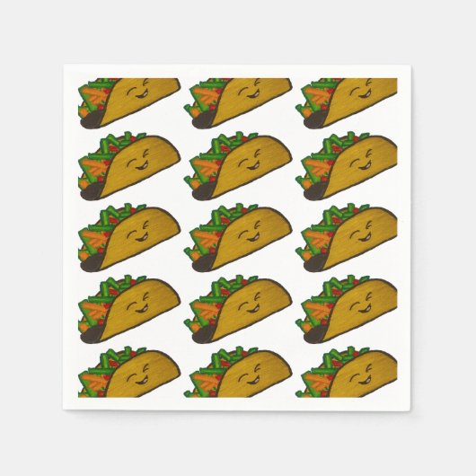 Taco-Party-Serviette Serviette (Vorderseite)