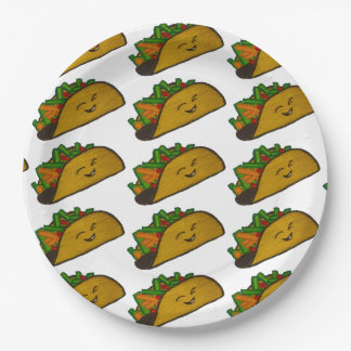 Taco-Party-Tellerplatte Pappteller