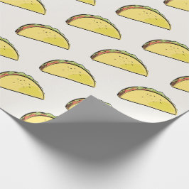 Taco Pattern Cream Geschenkpapier