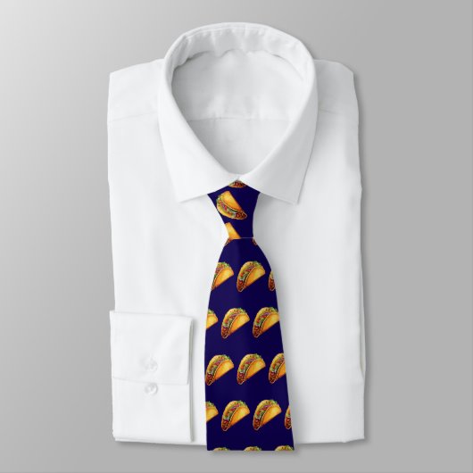 Taco Pattern Neck Tie Krawatte (Gebunden)