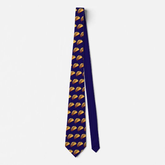 Taco Pattern Neck Tie Krawatte (Vorderseite)
