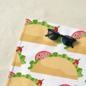 Taco Pattern Personalisiert Beach Handtuch (Beispiel)