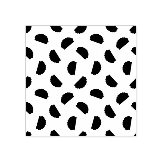 Taco Pattern Print Rubber Briefmarke Gummistempel (Prägung)