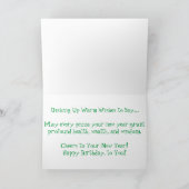 "Taco Pizza" Geburtstagskarte Karte (Innenseite)