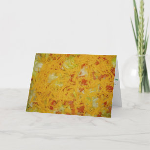 "Taco Pizza" Get Well Card Karte