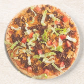 Taco Pizza Getränkeuntersetzer (Vorne)