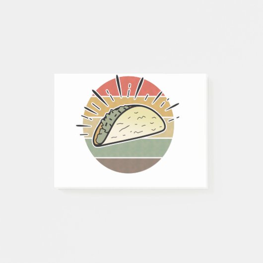 Taco Post-it Klebezettel (Vorderseite)