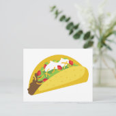 Taco Postkarte (Stehend Vorderseite)