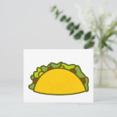 Taco Postkarte (Stehend Vorderseite)