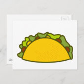 Taco Postkarte (Vorne/Hinten)