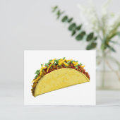 Taco Postkarte (Stehend Vorderseite)