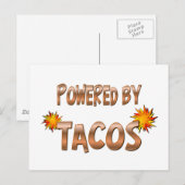 Taco Power Postkarte (Vorne/Hinten)