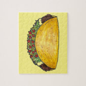 Taco Print Mexican Food Tacos Feinschmecker Puzzle (Vertikal)
