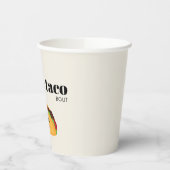 Taco Pun Party Cups Pappbecher (Links)