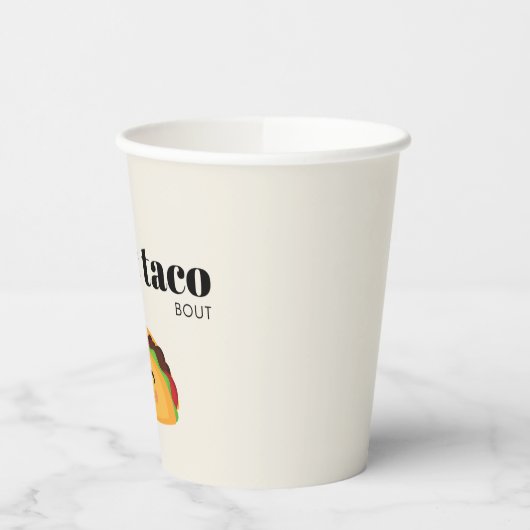 Taco Pun Party Cups Pappbecher (Links)