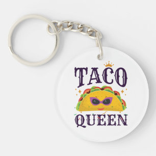 Taco Queen Liebe Tacos Women Schlüsselanhänger