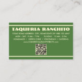 Taco ranchito mit Qr-Code Treuekarte (Rückseite)