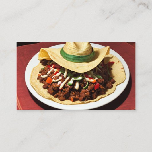 Taco ranchito mit Qr-Code Treuekarte (Vorderseite)