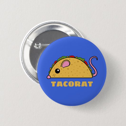 Taco Rat Button (Vorne & Hinten)