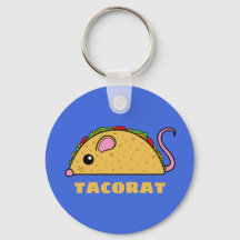 Taco Rat Keychain