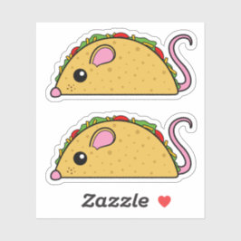 Taco Rat Vinyl Stickers Aufkleber