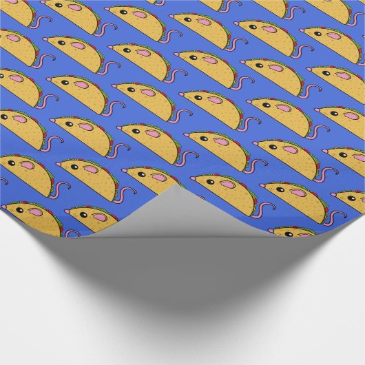 Taco Rat Wrapping Paper Geschenkpapier (Ecke)