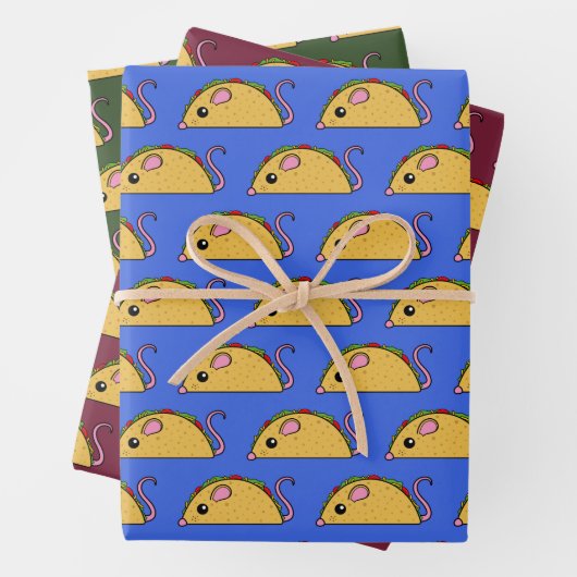Taco Rat Wrapping Paper Set Geschenkpapier Set (Beispiel)