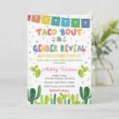 Taco-Rates Einladung zur Geschlechter-Enthüllungsp (Stehend Vorderseite)