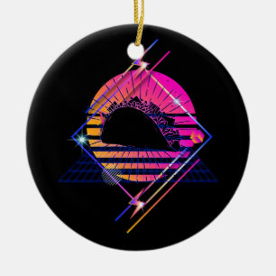 Taco Retro Mexicanisches Essen Dienstag Vintage 80 Keramik Ornament