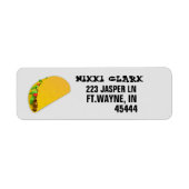 TACO-RÜCKSENDEADRESSEN-AUFKLEBER (Vorne)