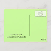 Taco Salad Bowls Card Postkarte (Rückseite)