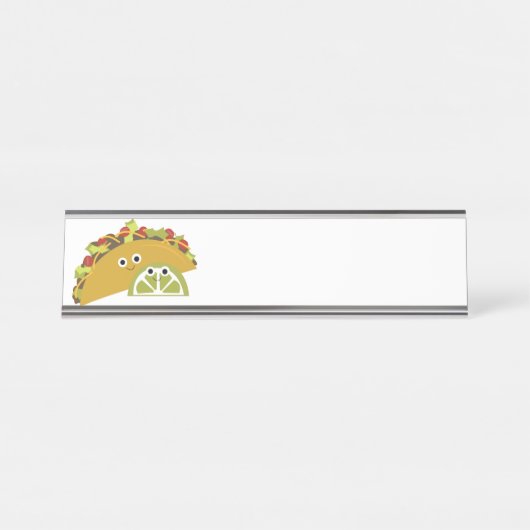 Taco Schreibtischnamensplakette (Vorderseite )