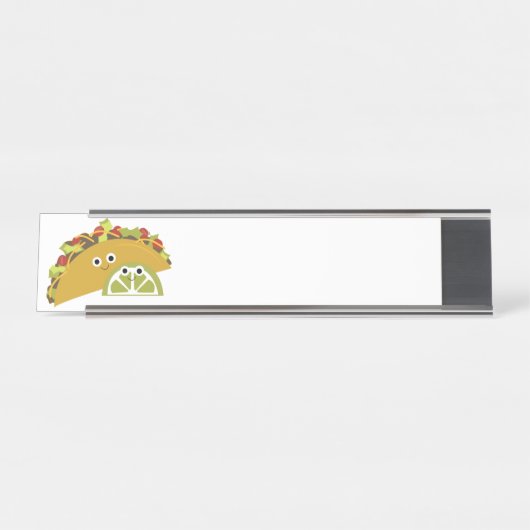 Taco Schreibtischnamensplakette (Vorderseite )