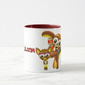Taco-Schwänze - drei Chihuahuas-Tasse Tasse (Zentrum)