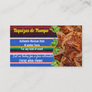Taco Service Business Cards Visitenkarte