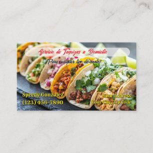 TACO-SERVICE-GESCHÄFTSKARTEN VISITENKARTE