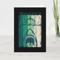 TACO SHARK VINTAG Funny Taco Lover Taco Dienstag